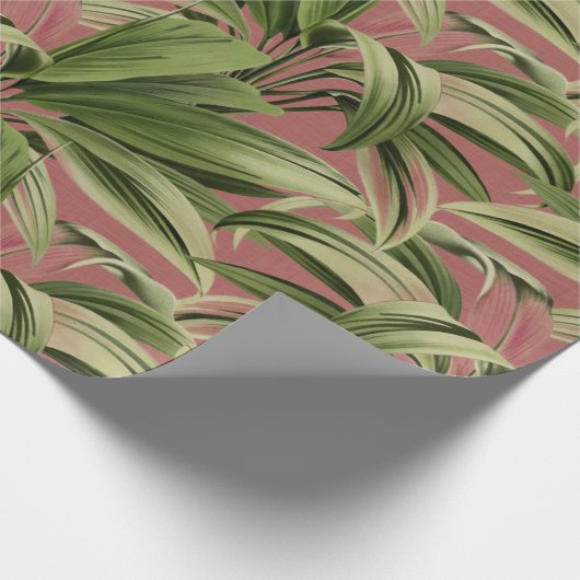 Tropical Palm Geschenkpapier (Ecke)