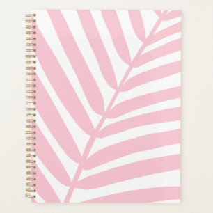 Tropical Palm Leaf Baby Pink Planer
