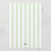 Tropical Palm Leaf & Coconut Details Card Einladung (Rückseite)