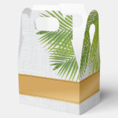 Tropical Palm Leaf Gable Favor Box Geschenkschachtel (Geöffnet)