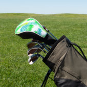 Tropical Palm Leaf Golf Club Headcover - Stilvoll (In SItu)