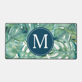 Tropical Palm Leaf Grüne Niedlich Schreibtischunterlage