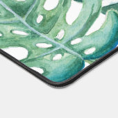 Tropical Palm Leaf Grüne Niedlich Schreibtischunterlage (Ecke)