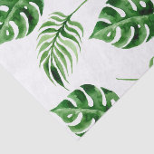 Tropical Palm Leaf Hochzeit in Urlaubsort Seidenpapier (Ausschnitt)