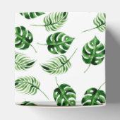 Tropical Palm Leaf Hochzeit in Urlaubsort Vielen D Geschenkschachtel (Oben)