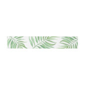 Tropical Palm Leaf Invitation Belly Band (Flach)
