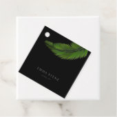Tropical Palm Leaf Juwelier Geschenkanhänger (Beispiel)