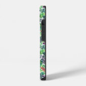 Tropical Palm Leaf Muster iPhone Case Hülle (Linke Seite)