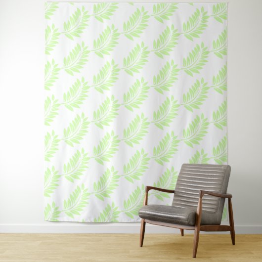 Tropical Palm Leaf Muster Tapestar Wandteppich (Beispiel)