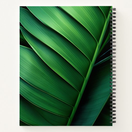 Tropical Palm Leaf Notizblock (Rückseite)