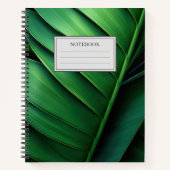 Tropical Palm Leaf Notizblock (Vorderseite)