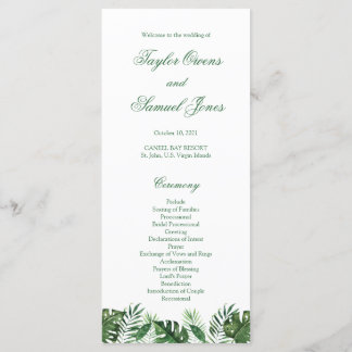 Tropical Palm Leaf Programs Programm