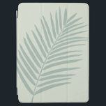 Tropical Palm Leaf Sage Green iPad Air Hülle<br><div class="desc">Tropical Palm Leaf Illustration - Sage Green.</div>