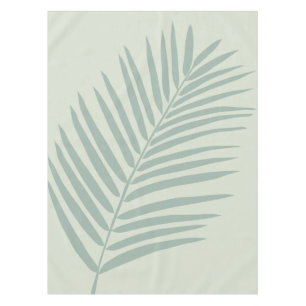 Tropical Palm Leaf Sage Green Tischdecke