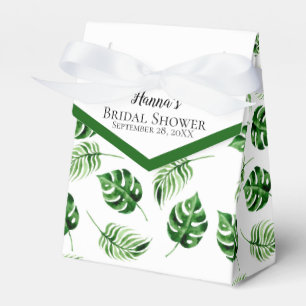 Tropical Palm Leaf Vielen Dank Brautparty Gefallen Geschenkschachtel