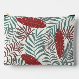 Tropical Palm Leaves Lush Green Foliage  Zubehörtasche