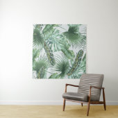 Tropical palm leaves, monstera, banana leaf, jungl wandteppich (Beispiel (Horizontal))