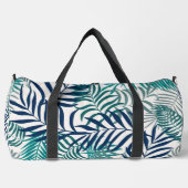Tropical Palm Leaves Seamless Pattern Duffle Bag (Vorderseite)