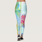 Tropical Palm Leggings By Ariella & Lily Designs (Rückseite)