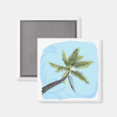 Tropical Palm Magnet (Vorderseite/Rückseite)