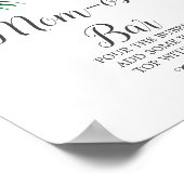 Tropical Palm Mama-osa Bar Sign Poster (Ecke)