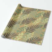 Tropical Palm Modernes Muster Geschenkpapier (Ungerollt)