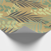 Tropical Palm Modernes Muster Geschenkpapier (Ecke)
