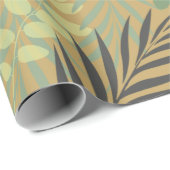 Tropical Palm Modernes Muster Geschenkpapier (Rolleneckpunkt)