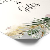Tropical Palm | Monstera Cards and Gifts Poster (Ecke)