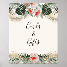 Tropical Palm | Monstera Cards and Gifts Poster