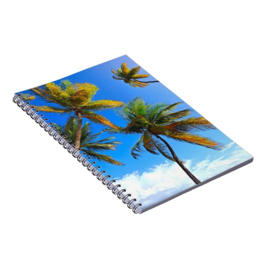 Tropical Palm Notebook - Caribbean Vibes Journal Notizblock (Rechte Seite)