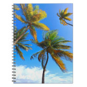Tropical Palm Notebook - Caribbean Vibes Journal Notizblock (Vorderseite)