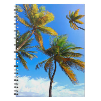 Tropical Palm Notebook - Caribbean Vibes Journal Notizblock