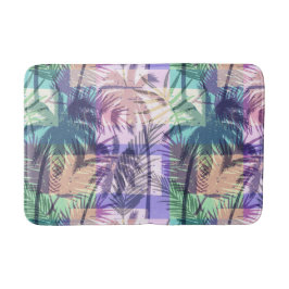 Tropical Palm Pattern Bad Matten