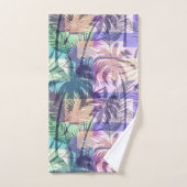 Tropical Palm Pattern Handtuch Set (Handtuch)