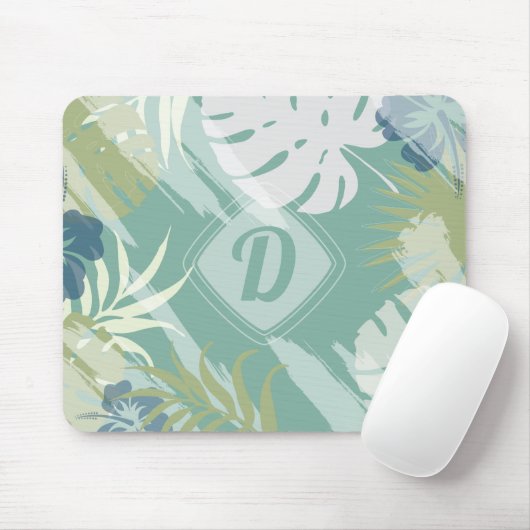 Tropical Palm Pattern Mousepad (Mit Mouse)