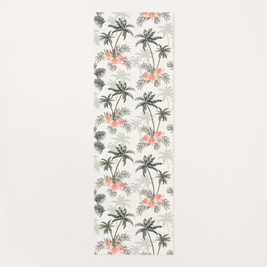 Tropical Palm Print Yoga Mat Yogamatte (Vorderseite)