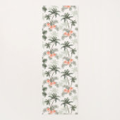 Tropical Palm Print Yoga Mat Yogamatte (Rückseite)
