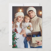 Tropical Palm Seen und Grüße Weihnachten Foto (Rückseite)