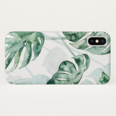 Tropical Palm Split Leaf Case-Mate iPhone Hülle (Rückseite (Horizontal))