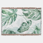 Tropical Palm Split Leaf Decke (Vorderseite)