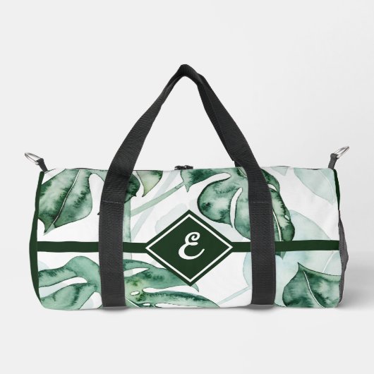 Tropical Palm Split Leaf Duffle Bag (Vorderseite)