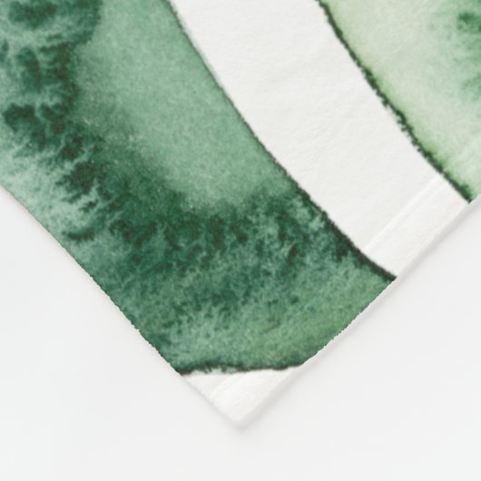 Tropical Palm Split Leaf Fleecedecke (Ecke)