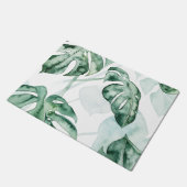 Tropical Palm Split Leaf Fußmatte (Schrägansicht)