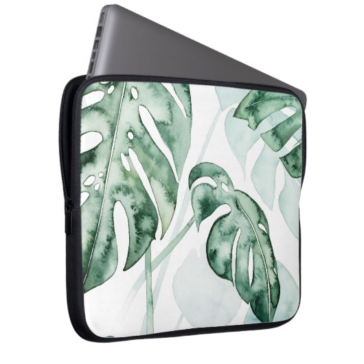 Tropical Palm Split Leaf Laptopschutzhülle (Vorne Rechts)