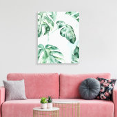 Tropical Palm Split Leaf Leinwanddruck (Insitu (Wohnzimmer))