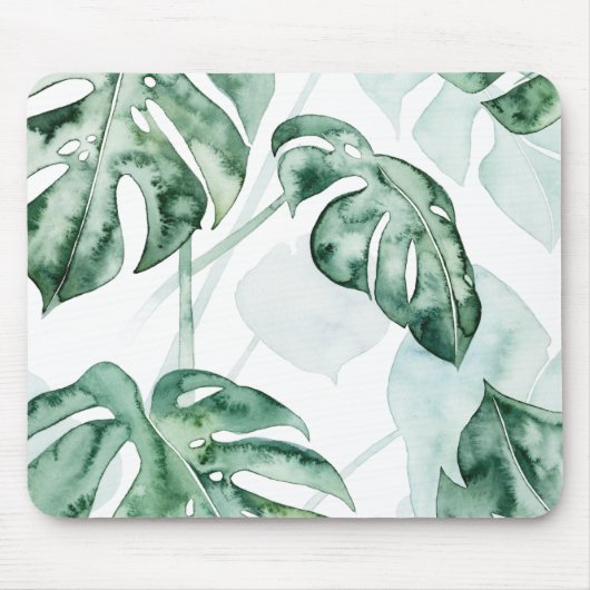 Tropical Palm Split Leaf Mousepad (Vorne)