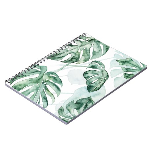 Tropical Palm Split Leaf Notizblock (Linke Seite)