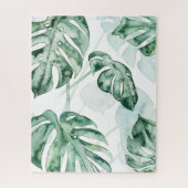 Tropical Palm Split Leaf Puzzle (Vertikal)
