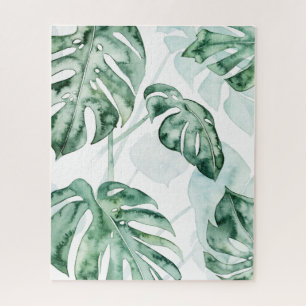 Tropical Palm Split Leaf Puzzle